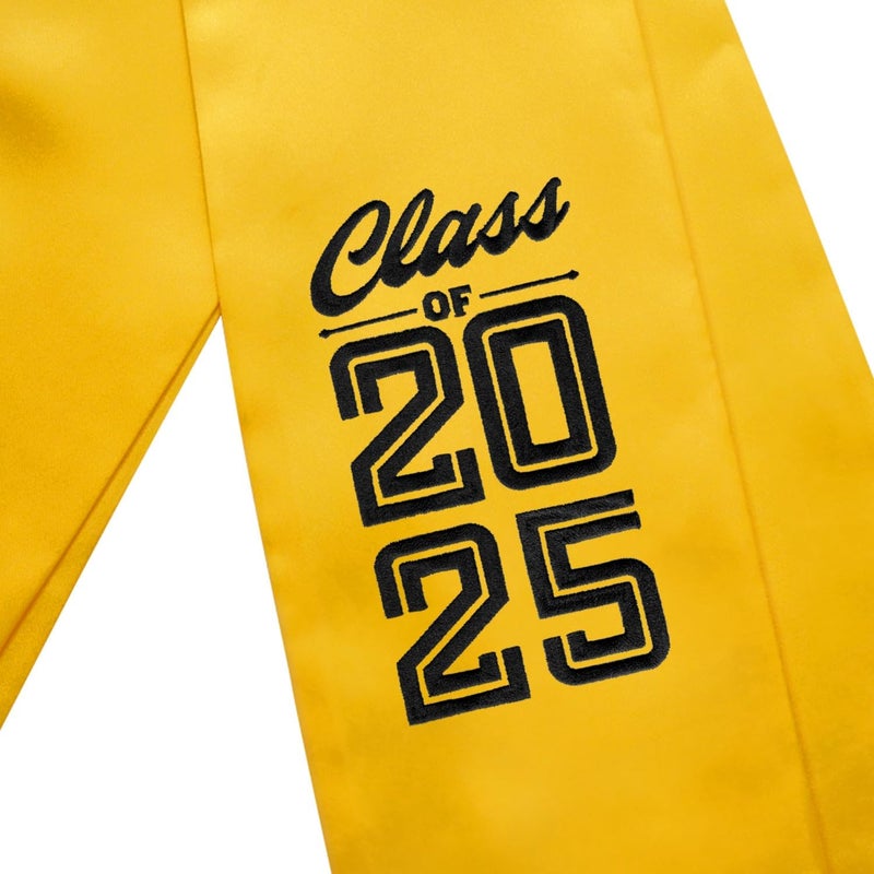 Endea Graduation Stole Class of 2025 With Classic Tips - Unisex Adult - 62" Long - Graduation Sash - Image 5